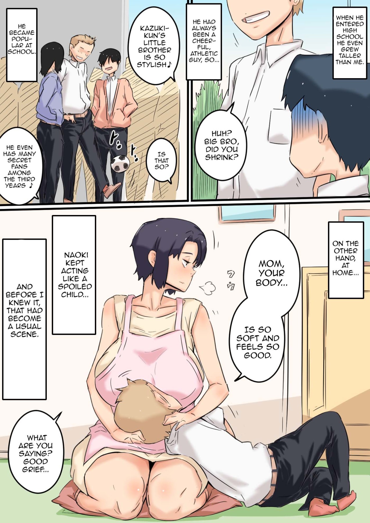 Hentai Manga Comic-Mom Is Fucking My Little Brother-Read-6